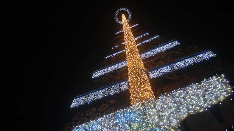 Weihnachtsbeleuchtung für den Viktualienmarkt München
